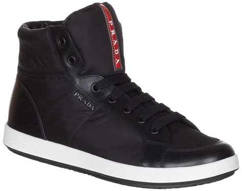 prada sneakers size 6.5|Prada high top sneakers sale.